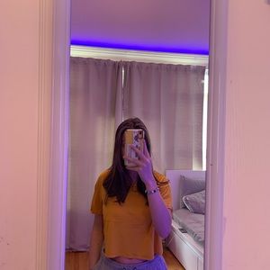 Yellow Crop Top